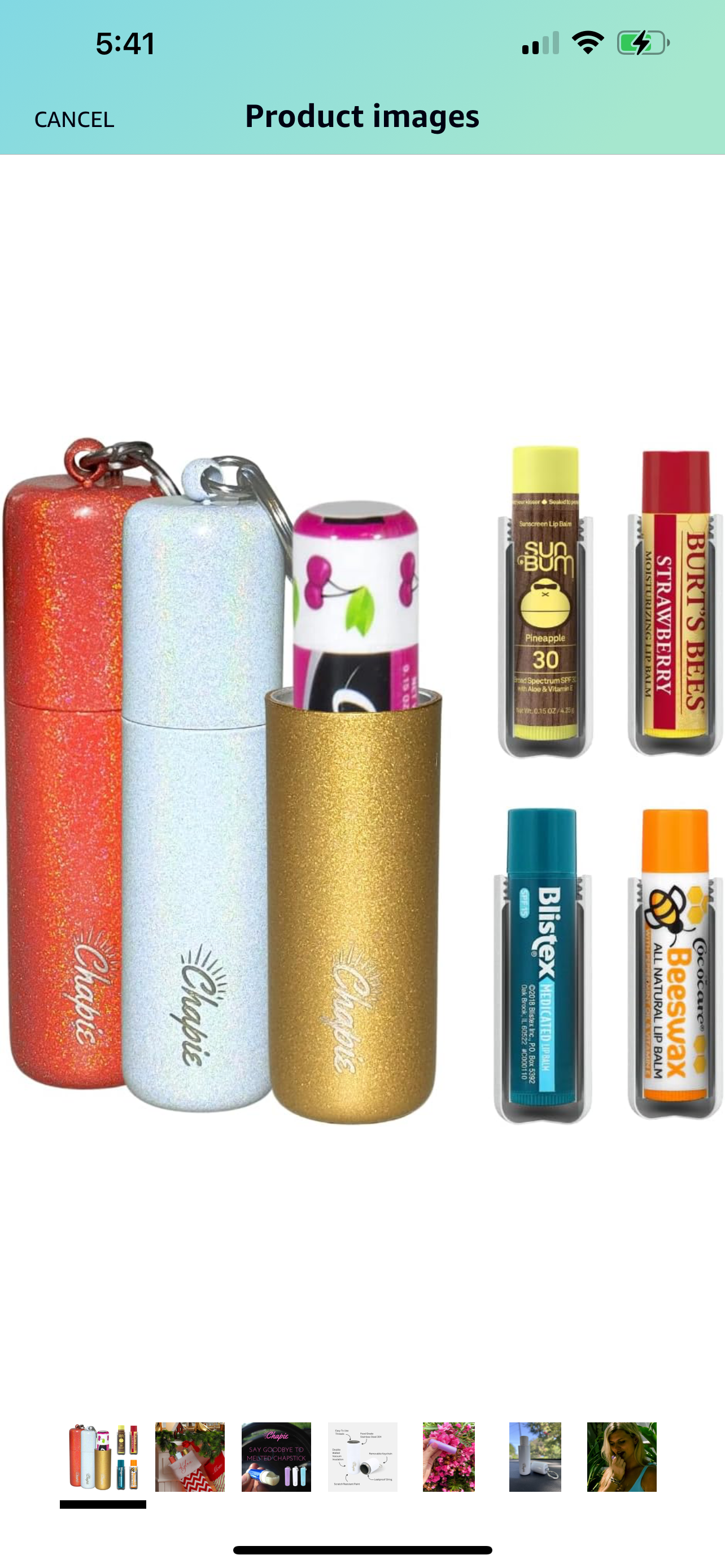 Chapies vacuum insulated Chapstick holder