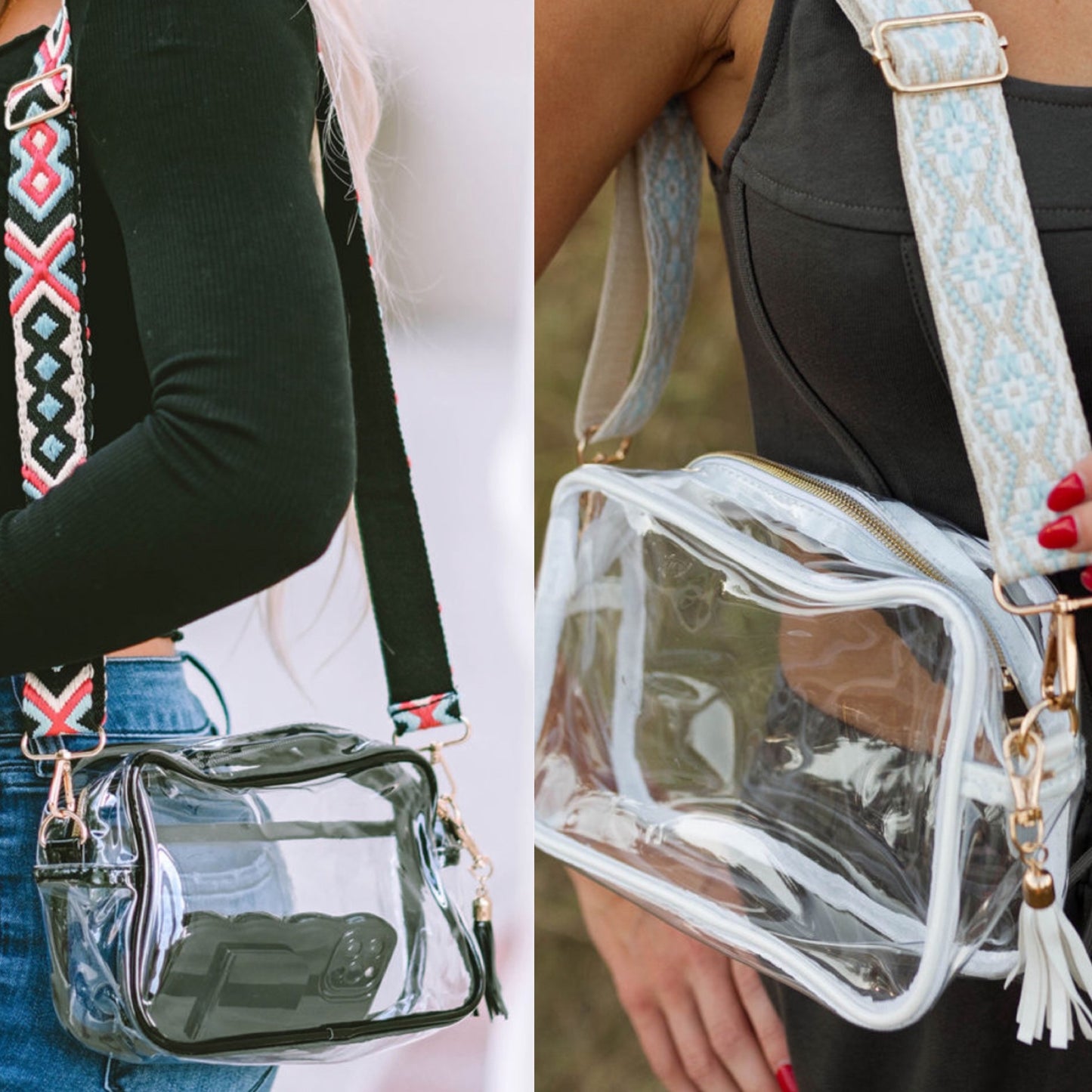 Clear bag w/ Aztec