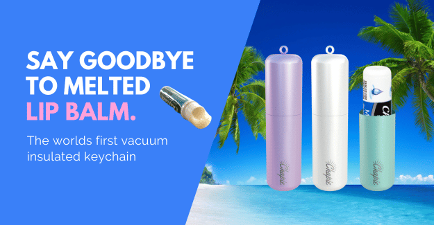 Chapies vacuum insulated Chapstick holder