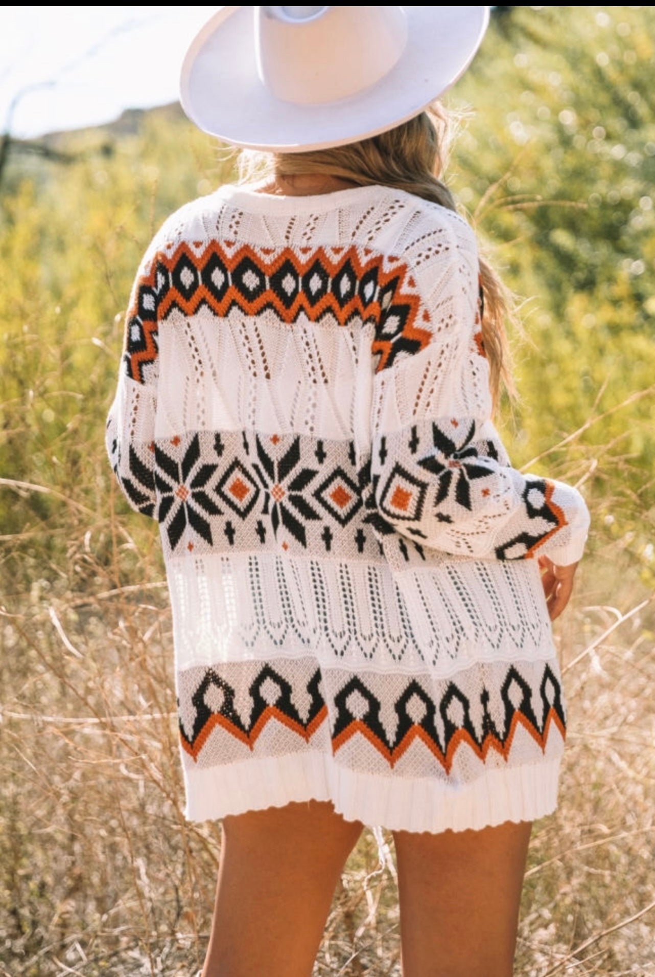 Tribal Knit Cardigan