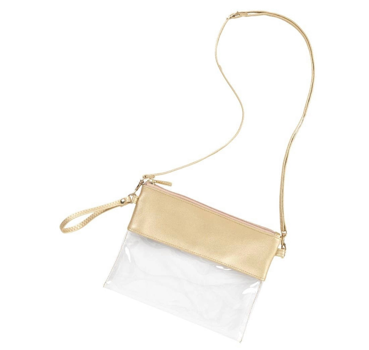 Clear/Gold GameDay purse