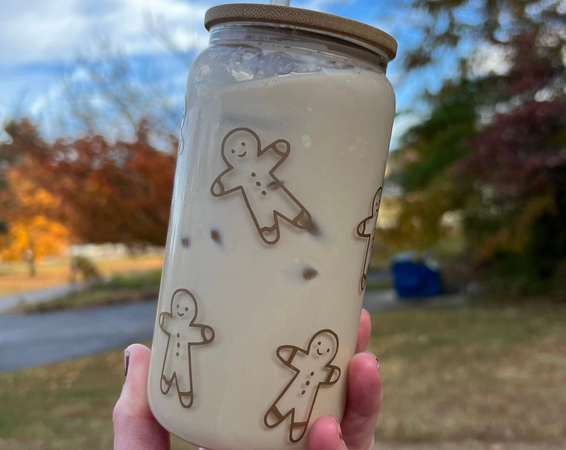 Gingerbread glass Cup